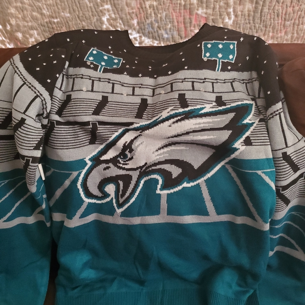 Nfl Philadelphia eagles Light up Christmas sweater